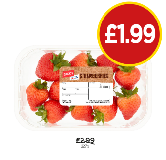 Jack's Strawberries - Now Only £1.99 at Budgens