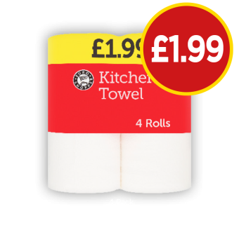 Kitchen Towel - Now Only £1.99 at Budgens