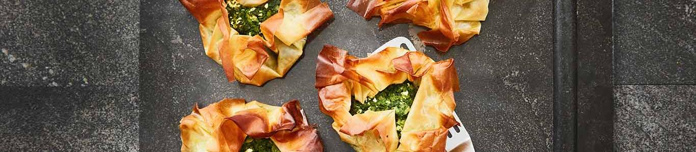 Feta and Spinach Filo Pie