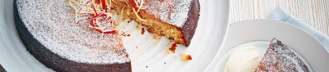 Gluten Free Lemon Chili and Almond Cake