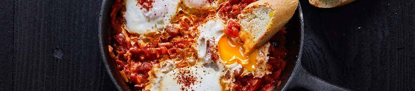 Spicy Baked Eggs