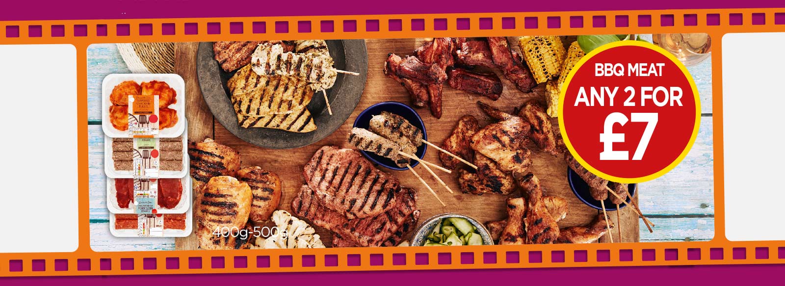 BBQ Meat - any 2 for £7
